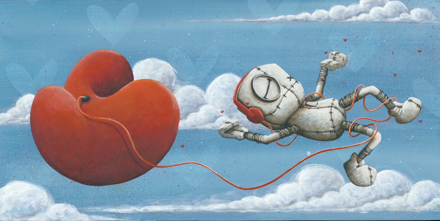 Fabio Napoleoni Caught Up on a Fond Moment (Original)